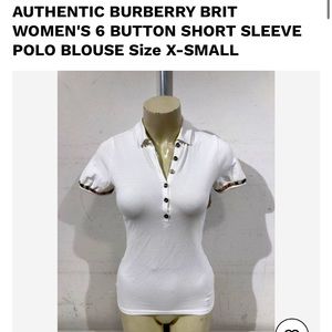 Beautiful  X- Small Burberry Brit  Women’s 6 Button down